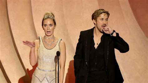 barbenheimer rivalry|Emily Blunt & Ryan Gosling Hilariously Revive 'Barbenheimer' .